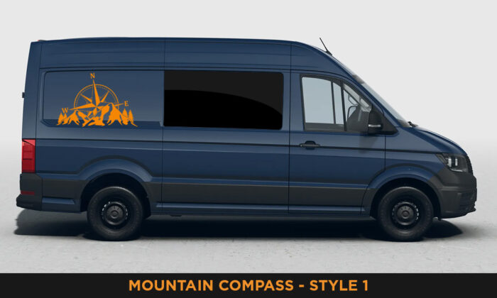 Camper Van Graphics - Mountain & Compass Style 1 - Image 14