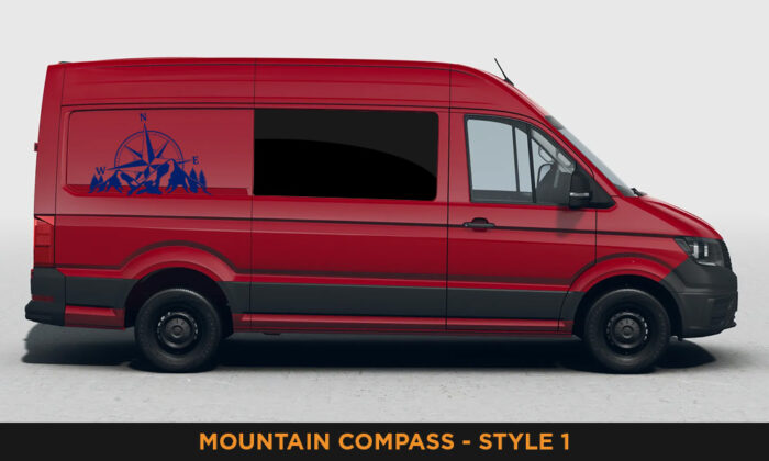 Camper Van Graphics - Mountain & Compass Style 1 - Image 18