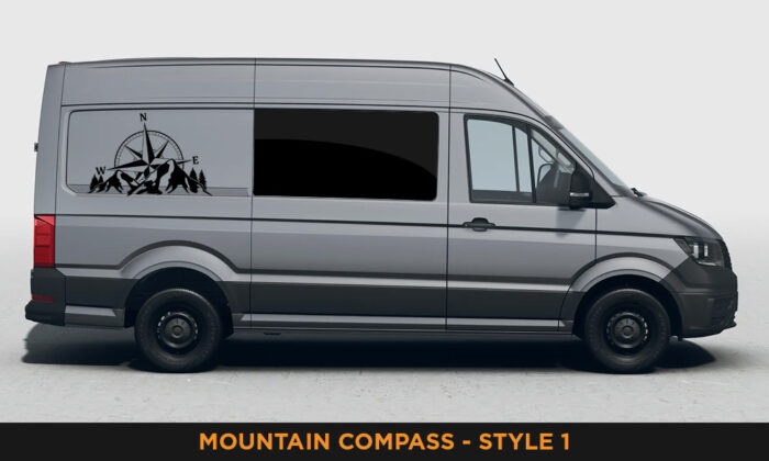 Camper Van Graphics - Mountain & Compass Style 1 - Image 20