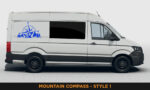 Camper Van Graphics - Mountain & Compass Style 1 - Image 3