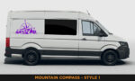 Camper Van Graphics - Mountain & Compass Style 1 - Image 9