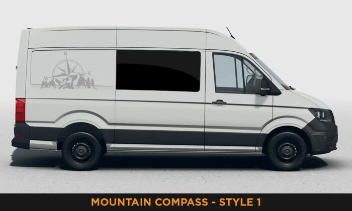 Camper Van Graphics - Mountain & Compass Style 1 - Image 11