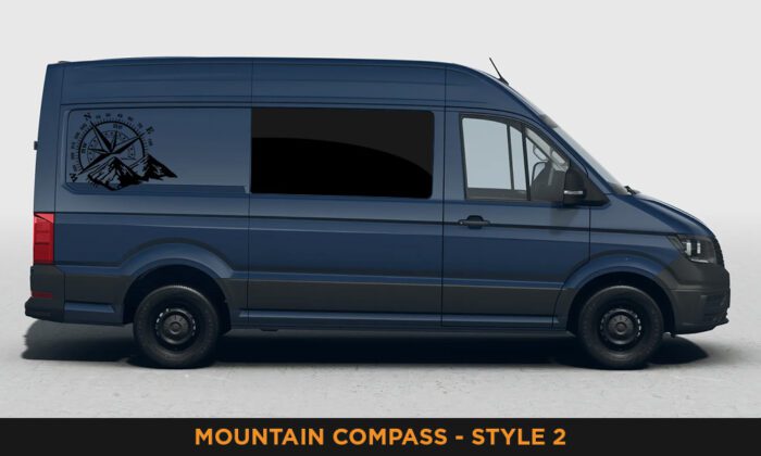 Camper Van Graphics - Mountain & Compass Style 2 - Image 2
