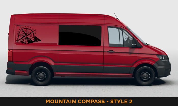 Camper Van Graphics - Mountain & Compass Style 2 - Image 6