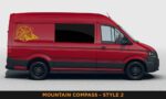 Camper Van Graphics - Mountain & Compass Style 2 - Image 8