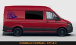 Camper Van Graphics - Mountain & Compass Style 2 - Image 9