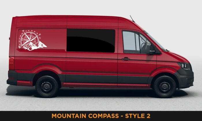 Camper Van Graphics - Mountain & Compass Style 2 - Image 10