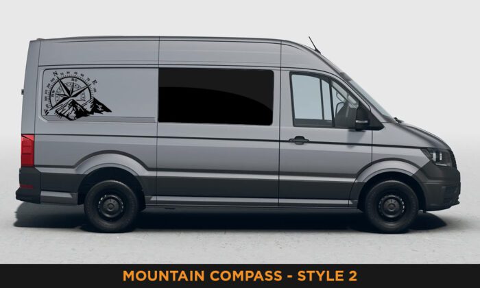 Camper Van Graphics - Mountain & Compass Style 2 - Image 11
