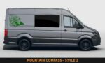 Camper Van Graphics - Mountain & Compass Style 2 - Image 12