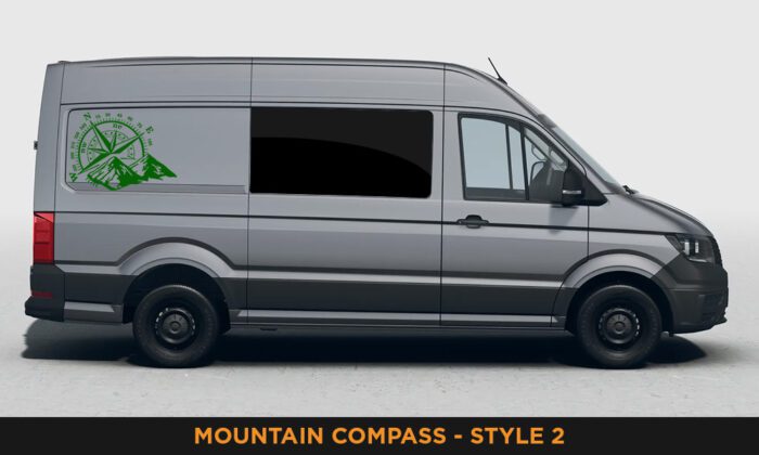 Camper Van Graphics - Mountain & Compass Style 2 - Image 12