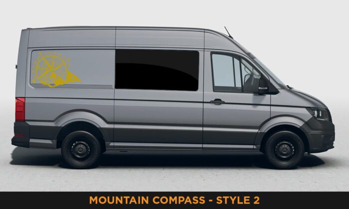 Camper Van Graphics - Mountain & Compass Style 2 - Image 13