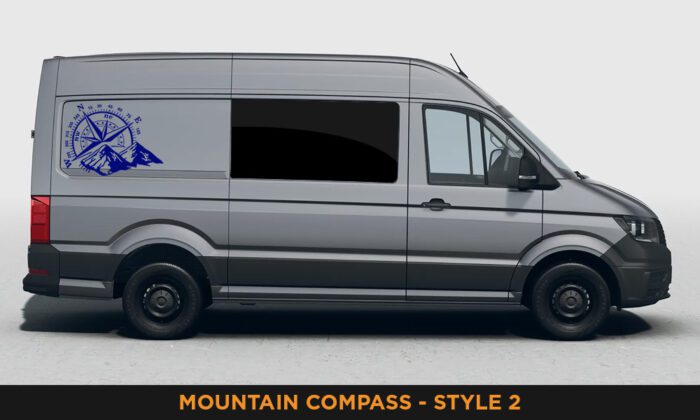 Camper Van Graphics - Mountain & Compass Style 2 - Image 14