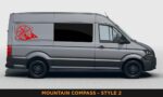 Camper Van Graphics - Mountain & Compass Style 2 - Image 15