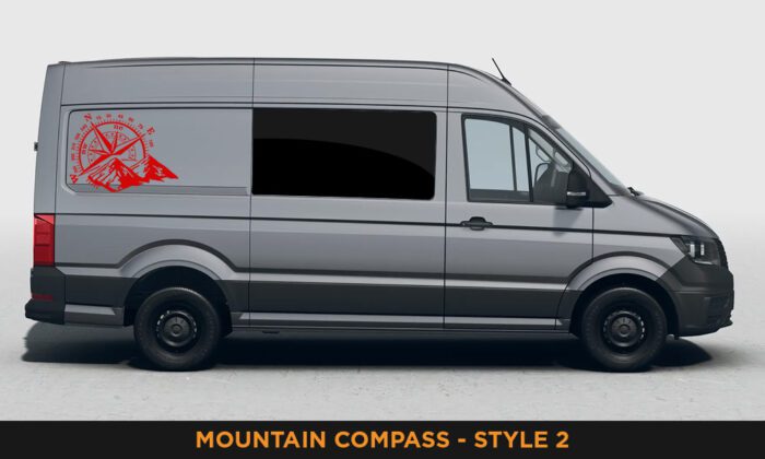 Camper Van Graphics - Mountain & Compass Style 2 - Image 15