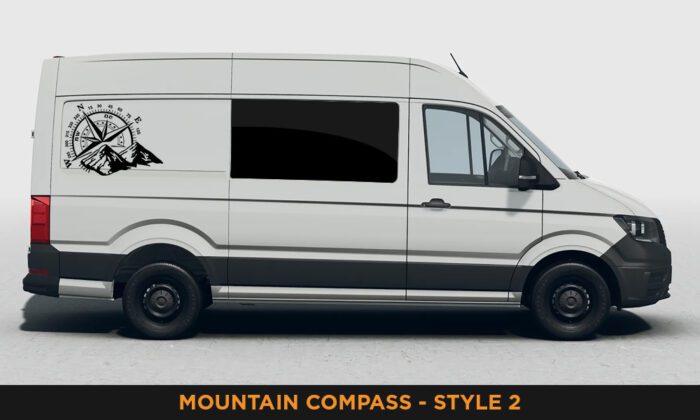 Camper Van Graphics - Mountain & Compass Style 2 - Image 17