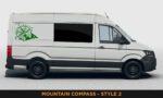 Camper Van Graphics - Mountain & Compass Style 2 - Image 18
