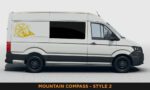 Camper Van Graphics - Mountain & Compass Style 2 - Image 19