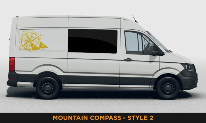Camper Van Graphics - Mountain & Compass Style 2 - Image 19