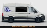 Camper Van Graphics - Mountain & Compass Style 2 - Image 20