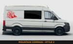 Camper Van Graphics - Mountain & Compass Style 2 - Image 21