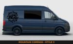 Camper Van Graphics - Mountain & Compass Style 3 - Image 2