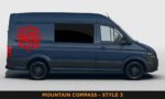 Camper Van Graphics - Mountain & Compass Style 3 - Image 4