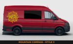 Camper Van Graphics - Mountain & Compass Style 3 - Image 7