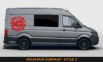 Camper Van Graphics - Mountain & Compass Style 3 - Image 13