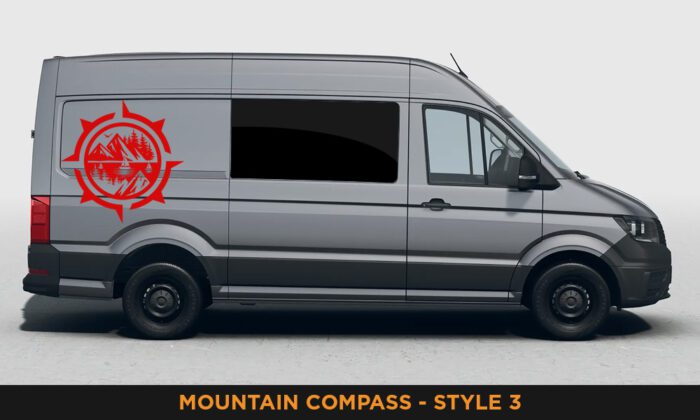Camper Van Graphics - Mountain & Compass Style 3 - Image 13