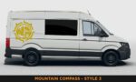 Camper Van Graphics - Mountain & Compass Style 3 - Image 17
