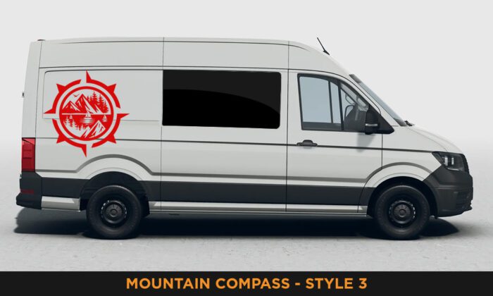 Camper Van Graphics - Mountain & Compass Style 3 - Image 19