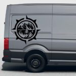 Camper Van Graphics - Mountain & Compass Style 3
